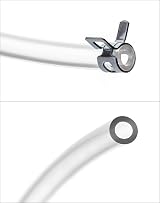 QWORK Brake Bleeding Kit Universal Hydraulic Clutch Bleeding Hose One Way Valve view 2