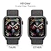 TAURI [6-Pack] Screen Protector for Apple Watch 44mm/42mm (Series 5/4/3/2/1 Compatible), Max Coverage Anti-Bubble HD Flexible Film