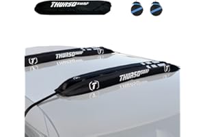 THURSO SURF Universal Car Soft Roof Rack for Kayak, Ski, Snowboard, SUP Paddle Board Accessories– Versatile and Secure Transport Solution with Portable Storage Bag