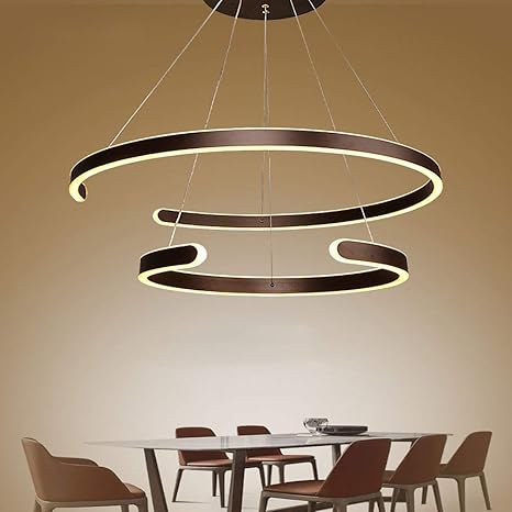 modern circle chandelier