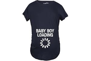 Maternity Baby Boy Loading Funny Nerdy Pregnancy Announcement T Shirt