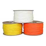 SGT KNOTS Scuba Diving Reel Line Dacron Polyester #18, 24, 36, 48 - High Visibility Neon Line for Scuba Dive Reel - Deep Sea, Wreck and Cave Diving, Safety Dive Marker, Dive Float Flag