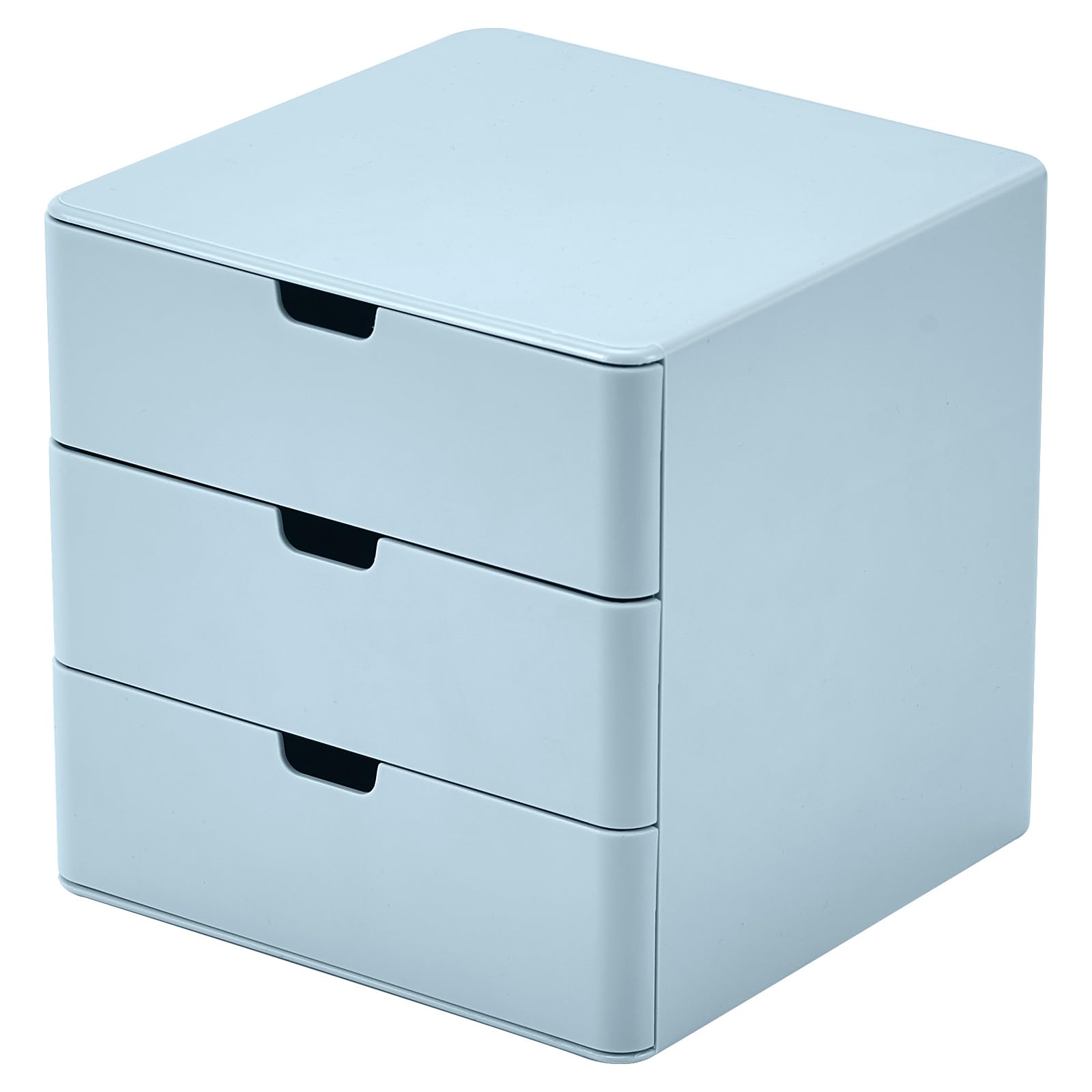 Photo 1 of Dalanpa 3-Drawer Vanity Organizer, Compact Storage Organization Drawers Blue