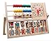 The Best Children Baby Kids Educational Math Toys Learning Developmental Versatile Flap Abacus Wooden Toys