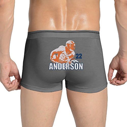 Hotboy19 Funny Men's Denver #22 Football Player Underwear Size 3X Ash