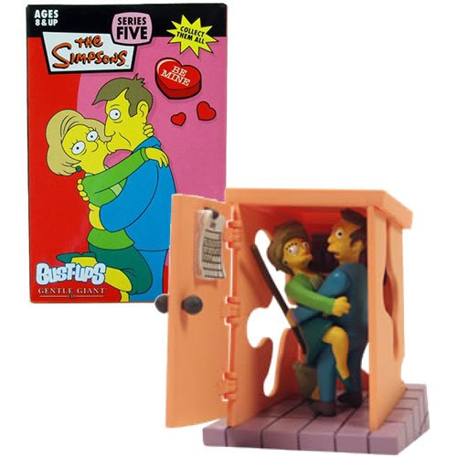 Simpsons Series 5 Valentines Day Skinner & Krabapple Bust-Ups Action Figure