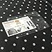 HANGERWORLD 40inch Garment Bag for Suits and Dresses Bags for Closet Storage Breathable Clothes Cover Dust Protector (1 Pack, Black Polka)