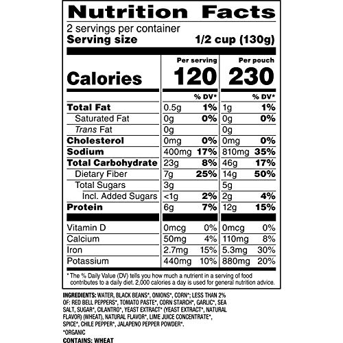 SEEDS OF CHANGE Organic Mexican Style Black Beans (6Pk), 9.2 Oz