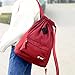 Dannyrober Waterproof Drawstring Sport Bag Backpack For Men Women Wine Red