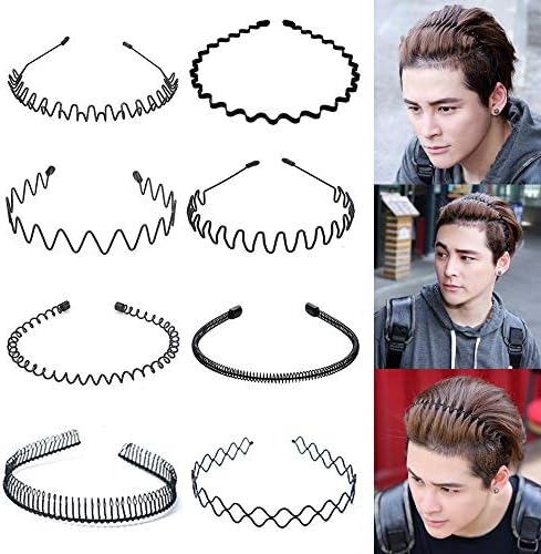 Lattcure シンプル カチューシャ ウェーブ 8本セット ヘアバンド メンズ レディース ヘアアクセサリー メイク 洗顔用 前髪 固定 金属製 特価 髪飾り スポーツ Lattcure シンプル カチューシャ ウェーブ 8本セット ヘアバンド メンズ レディース ヘアアクセサリー メイク 洗顔用 前髪 固定 金属製 特価 髪飾り スポーツ
