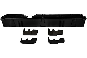 DU HA DU-HA Under Seat Storage fits 2009-2014 Ford F150 SuperCab | Black, Heavy-Duty Backseat Organizer, Gun Case or Tool Box | Low Profile Design | Includes 2-Piece Set of Gun Rack Dividers | 20071