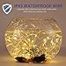 Homestarry Solar Rope String Lights, 300 LED 100 FT Outdoor Solar Powered Firefly Lights with Remote, IP67 Waterproof Silver Wire Solar Fairy Lights for Patio, Garden, Home(Warm White)
