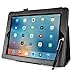 Mobility iPad Folio Tablet Case - PU Leather Protective Folding Magnetic Smart Case with Stand - Auto Sleep / Wake Feature - Fits Apple iPad 2, 3 & 4 - With Stylus Holder and Free Stylus - Black