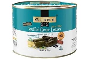 GURME 212 Gurme212 Premium 4.4 lbs Stuffed Vine Leaves (Dolmades) with Olive Oil