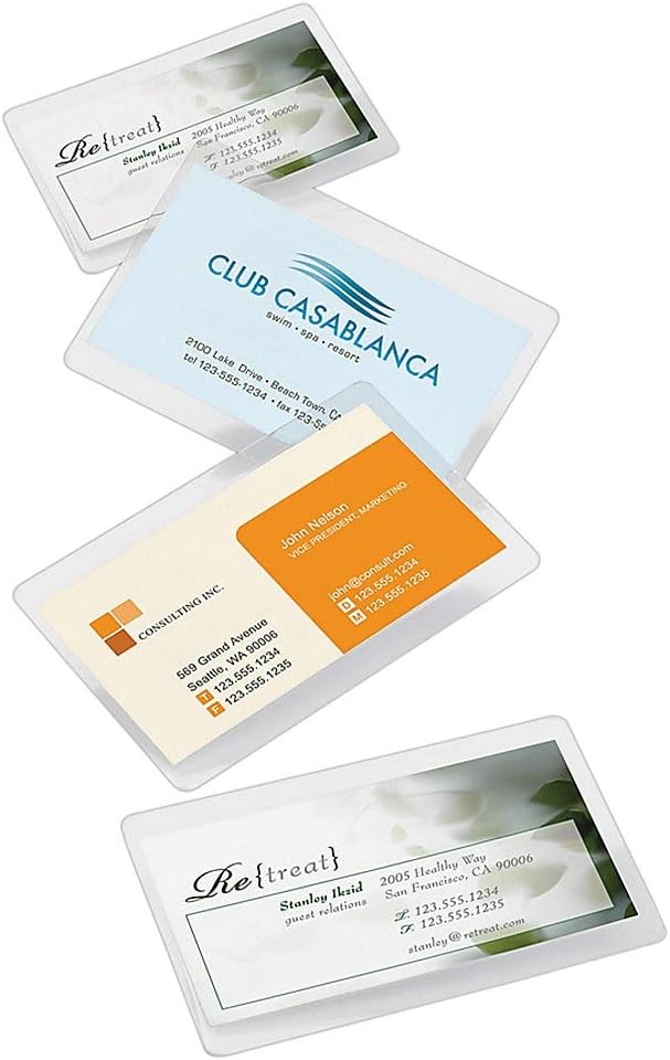 Amazon Com Office Depot Brand Laminating Pouches Business Card