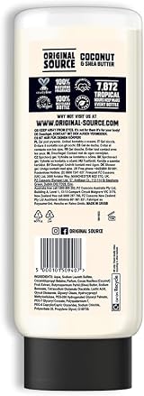Original Source Coconut & Shea Butter Shower Gel 750 ml Natural Fragrance Vegan view 3