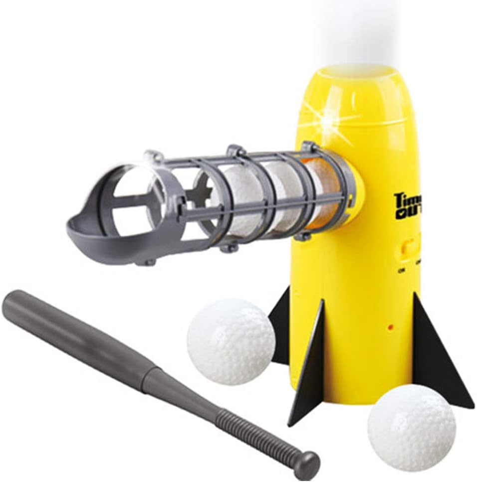 Sport Games Baseball Pitching Machine, Includes 5 Baseballs Fun