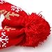 Kids Winter Warm Knit Beanie Hat and Scarf Set 2 Pcs,Crytech Pom Pom Deer Crochet Knitted Slouchy Snow Skull Ski Cap for 1-6 Years Baby Toddler Infant Boy Girl Christmas Accessory Gift (Elk)thumb 2