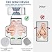 Portable Diaper Changing Pad Built-in Memory Foam Cushion Pillow Detachable and Waterproof Baby Travel Changing Station Mesh and Zippered Pockets for Diapers Wipes and Creams-Cute Elephant