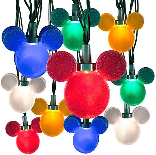 Disney Magic Holiday Multi-color Shimmering Mickey Mouse LED String Lights