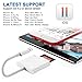 SD Card Reader, Digital Camera Reader Adapter Cable, Lightning to USB Camera Adapter, SD/TF Card Reader, Trail Game Camera Viewer for iPhone/iPad, No App Required