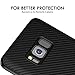 Galaxy S8 Case, JSAUX Carbon Fiber Galaxy S8 Case with Soft TPU Durable Flex and Easy Grip Design Full-Body Protection for Samsung Galaxy S8 - Black