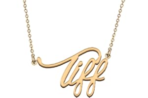 HUAN XUN Personalized Jewelry Custom Initial Pendant Custom Name Necklaces for Women Womens