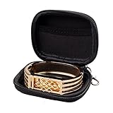 Holaca Fitbit Flex Replacement Band, Metal Smart Watch Bands Replacement Bracelet Bangle With Carrying Bag for Fitbit Flex (Golded)