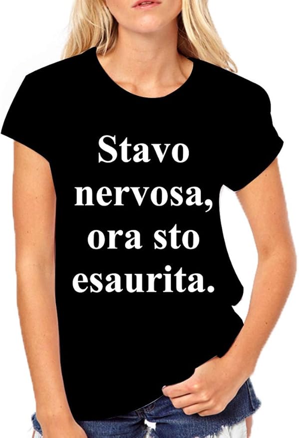 maglietta sto esaurita