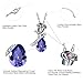 NEEMODA Necklace for Women Crystal Pendant Jewelry Gifts for Her Rose Flower