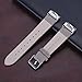 bayite Leather Band for Fitbit Charge 2, Matte Grey, 5.5