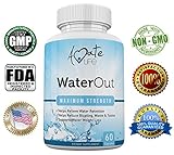 Amate Life Water Out - Herbal Diuretic - Water Draining Supplement- Water Retention Relief - Bloating Relief - Weight Loss Supplement - Natural Detox Dietary Capsules- Non-GMO Natural Healthy Diet