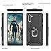 LeYi Compatible for Samsung Galaxy Note 10 Case with HD Screen Protector Ring Holder Kickstand, [Military-Grade] Magnetic Car Mount Shockproof Cover Phone Case for Samsung Note 10, JSFS Black