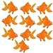XMHF Aquarium Fish Bowl Tank Artificial Floating Plastic Orange Decor Goldfish Ornament Fish Tank Decoration 10PCSthumb 4