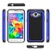 Grand Prime Case, LK [Shock Absorption] Hybrid Dual Layer Armor Defender Protective Case Cover for Samsung Galaxy Grand Prime (Blue)