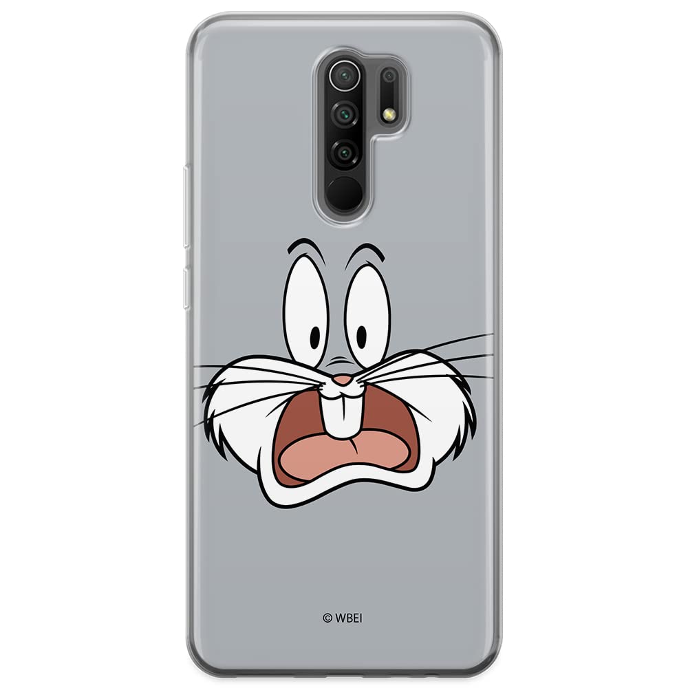 ERT GROUP mobile phone case for Xiaomi REDMI 9 original and officially Licensed Looney Tunes pattern Bugs 009 optimally adapted to the shape of the mobile phone, case made of TPU