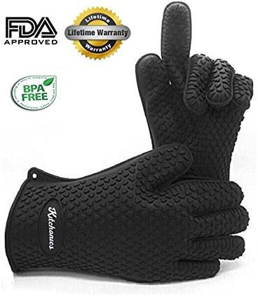 Premium Heat Resistant Silicone BBQ Gloves