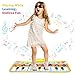 Zooawa Musical Piano Mat, Electronic Keyboard Instrumental Dance Blanket Toy with Play - Record - Playback - Demo Modes for Kids - Colorful