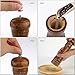 Pepper Grinder - 8 inch Pepper Mill Oak Wooden Pepper Mill Grinder Refillable Grinder Pepper with Ceramic Grinding Mechanism Adjustable Coarse to Fine (1 Pack)