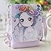 Girls Leather CrossBody Bag Mini Shoulder Bags Fashionable Casual Handbags for Women F by TOPUNDER
