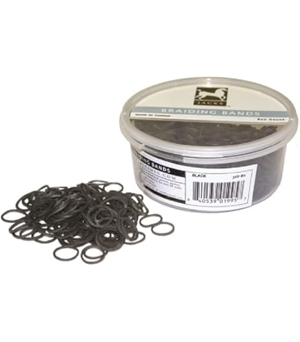 Amazon.com: Braiding Bands in a Tub - Black : Office Products