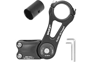 CYSKY Bike Stem Universal 31.8mm and 25.4mm Adjustable ± 90 Degree 90mm 110mm 145mm MTB Stem Bike Stem Riser Short Handlebar Stem for Mountain Bike Road Bike BMX City Bike Bicycle