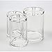 Vencer 3pc Acrylic Clear Cotton Ball & Swab Organizer VMO-013