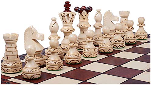 Photo 1 of Wooden Chess Pieces Embassy- Felted, Weighted, Nice Looking - Chessmen ONLY