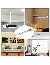 ivosmart B120 universal Projector Ceiling Mount Bracket 26,4 in-47.2in extensión ajustable hasta 44 libras (Plata)