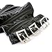 Strapon Face Neck Bound Leather -Davidsource Head Harness Slave Restraint Black Leather No Pungent Smell Corset Muzzle Posture BDSM Unisex Bondage Kit (18 Inches Neck Round, Black)