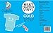 Craftables Gold Heat Transfer Vinyl HTV - 5 Sheets Easy to Weed Tshirt Iron on Vinyl for Silhouette Cameo, Cricut, All Craft Cutters. Ships Flat