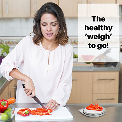 Smart Weigh Multifunction Digital Kitchen and Food Scale with Stainless Steel Platform, Large LCD Display and Six Weighing Modes, 11lb/5kg x 1g/0.1oz , Silver
