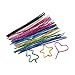 240 Pcs 12 Colors Metallic Pipe Cleaners,Glitter Sparkle Pipe Cleaners,Colored Tinsel Chenille Stems for DIY Craft Projects,Wedding,Home Party,Holiday Decoration,6 mm x 12 Inch