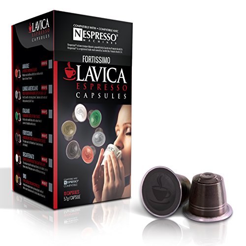 Buy 200 Nespresso Compatible Lavica FORTISSIMO Blend Dark Roast Single